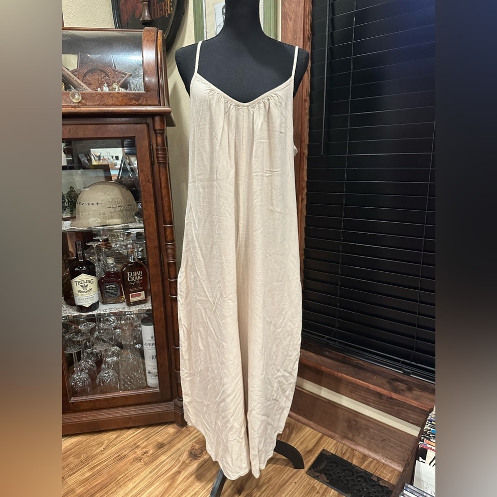 Elegant Cream Jumpsuit